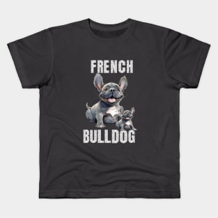 French Bulldog Funny Dogs Lovers Gift Kids T-Shirt